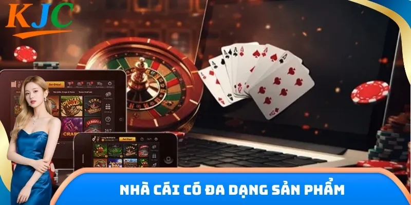 Đa dạng sản phẩm được tích hợp trong nhà cái GG88