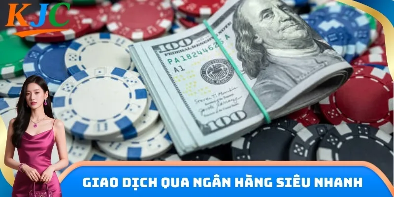 Giao dịch qua ngân hàng là cách nạp rút nhanh chóng RR88